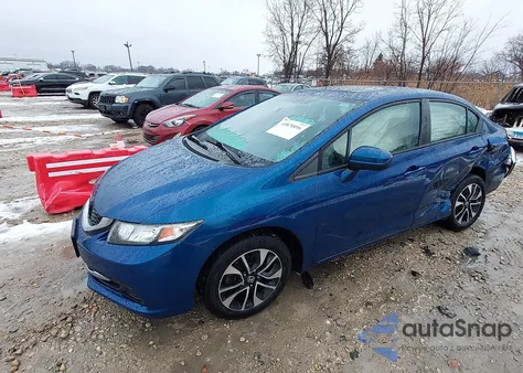 2015 Honda Civic Ex z USA, uszkodzony, nr VIN 2HGFB2F85FH558333